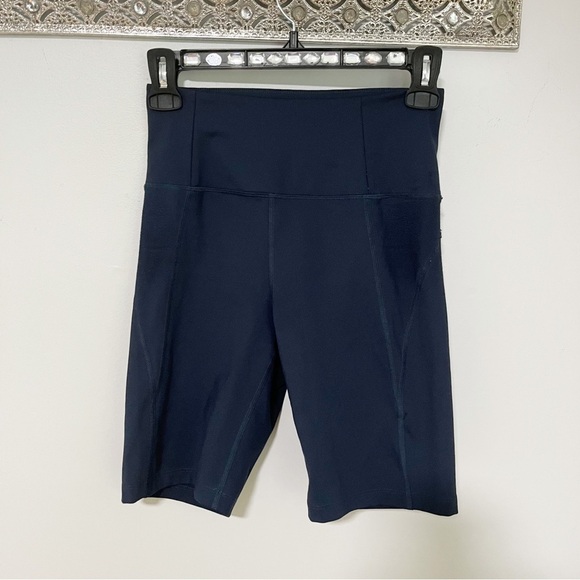 Girlfriend Collective Navy Blue Biker Shorts Small - Picture 2 of 7